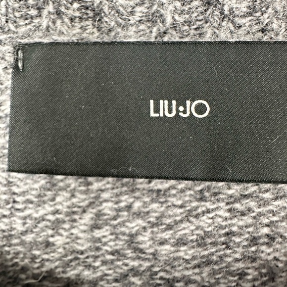 Liu Jo Heathered Gray Crew Neck Sweater Italian Knitwear Mens XL Quiet Luxury - Picture 4 of 10
